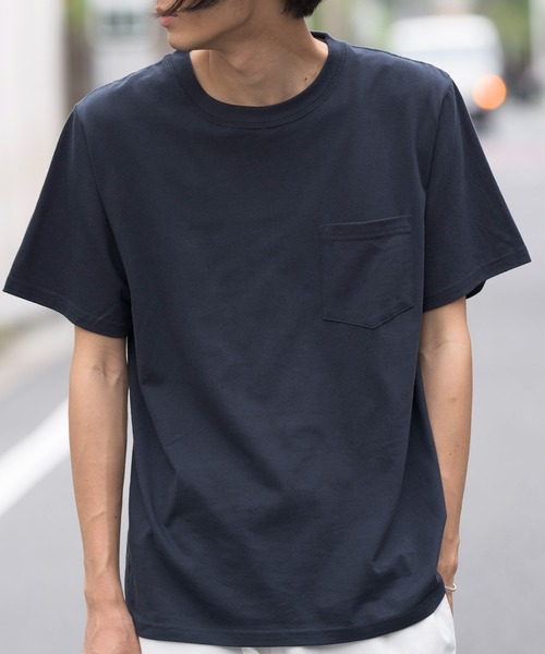 FRUIT OF THE LOOM(フルーツオブザルーム)の「【FRUIT OF THE LOOM】7オンス ヘビーウェイトパックポケットTシャツ 14669000(Tシャツ/カットソー・メンズ・ホワイト/ブラック/ベージュ/ネイビー/グレー/カーキ・MEDIUM/LARGE/X-LARGE)」の10枚目の写真