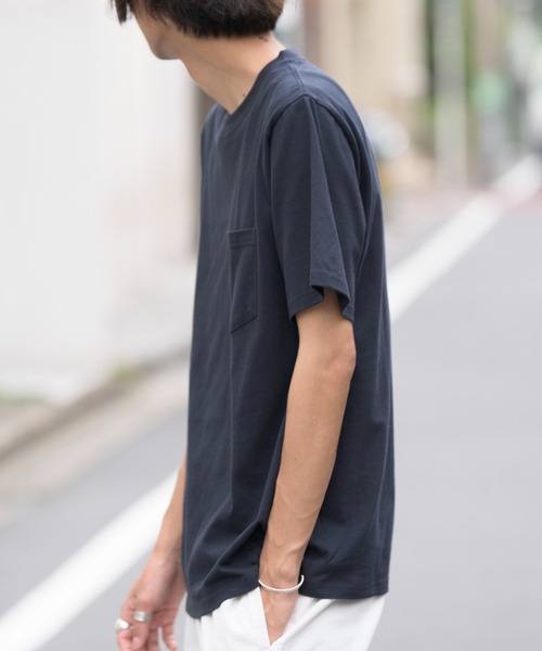 FRUIT OF THE LOOM(フルーツオブザルーム)の「【FRUIT OF THE LOOM】7オンス ヘビーウェイトパックポケットTシャツ 14669000(Tシャツ/カットソー・メンズ・ホワイト/ブラック/ベージュ/ネイビー/グレー/カーキ・MEDIUM/LARGE/X-LARGE)」の11枚目の写真