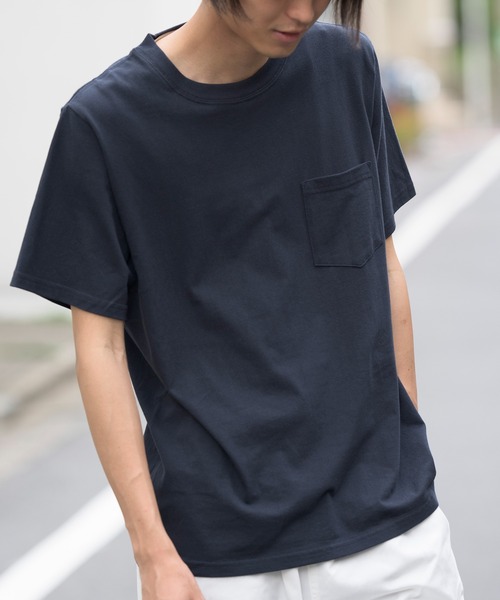 FRUIT OF THE LOOM(フルーツオブザルーム)の「【FRUIT OF THE LOOM】7オンス ヘビーウェイトパックポケットTシャツ 14669000(Tシャツ/カットソー・メンズ・ホワイト/ブラック/ベージュ/ネイビー/グレー/カーキ・MEDIUM/LARGE/X-LARGE)」の12枚目の写真