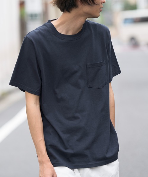 FRUIT OF THE LOOM(フルーツオブザルーム)の「【FRUIT OF THE LOOM】7オンス ヘビーウェイトパックポケットTシャツ 14669000(Tシャツ/カットソー・メンズ・ホワイト/ブラック/ベージュ/ネイビー/グレー/カーキ・MEDIUM/LARGE/X-LARGE)」の14枚目の写真
