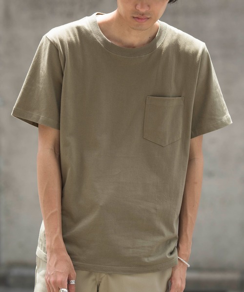 FRUIT OF THE LOOM(フルーツオブザルーム)の「【FRUIT OF THE LOOM】7オンス ヘビーウェイトパックポケットTシャツ 14669000(Tシャツ/カットソー・メンズ・ホワイト/ブラック/ベージュ/ネイビー/グレー/カーキ・MEDIUM/LARGE/X-LARGE)」の18枚目の写真