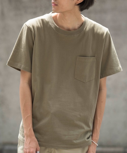 FRUIT OF THE LOOM(フルーツオブザルーム)の「【FRUIT OF THE LOOM】7オンス ヘビーウェイトパックポケットTシャツ 14669000(Tシャツ/カットソー・メンズ・ホワイト/ブラック/ベージュ/ネイビー/グレー/カーキ・MEDIUM/LARGE/X-LARGE)」の19枚目の写真