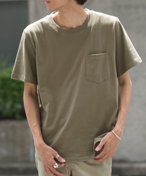 FRUIT OF THE LOOM(フルーツオブザルーム)の「【FRUIT OF THE LOOM】7オンス ヘビーウェイトパックポケットTシャツ 14669000(Tシャツ/カットソー・メンズ・ホワイト/ブラック/ベージュ/ネイビー/グレー/カーキ・MEDIUM/LARGE/X-LARGE)」の20枚目の写真