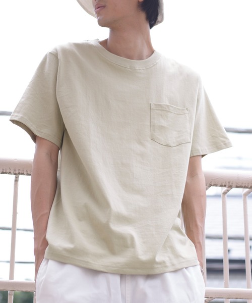 FRUIT OF THE LOOM(フルーツオブザルーム)の「【FRUIT OF THE LOOM】7オンス ヘビーウェイトパックポケットTシャツ 14669000(Tシャツ/カットソー・メンズ・ホワイト/ブラック/ベージュ/ネイビー/グレー/カーキ・MEDIUM/LARGE/X-LARGE)」の21枚目の写真