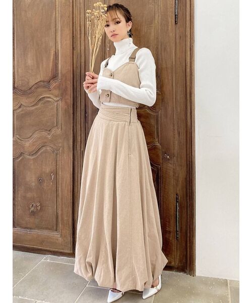 RESEXXY(リゼクシー)の「ベーシックタートルニットトップス(ニット/セーター・レディース・ホワイト/ブラック/ピンク/ブラウン/ベージュ・FREE)」の15枚目の写真