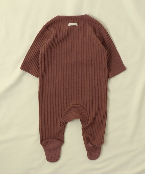 apres les cours（アプレレクール）の「足つきリブカバーオール（ロンパース・キッズ・ダークブラウン/ブラウン/イエロー/ブルー/アイボリー・80/70/60）」の15枚目の写真