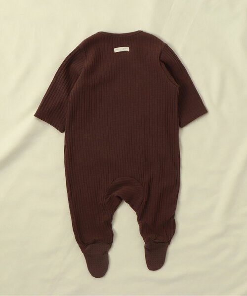 apres les cours（アプレレクール）の「足つきリブカバーオール（ロンパース・キッズ・ダークブラウン/ブラウン/イエロー/ブルー/アイボリー・80/70/60）」の13枚目の写真