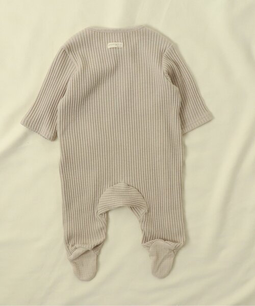 apres les cours（アプレレクール）の「足つきリブカバーオール（ロンパース・キッズ・ダークブラウン/ブラウン/イエロー/ブルー/アイボリー・80/70/60）」の12枚目の写真