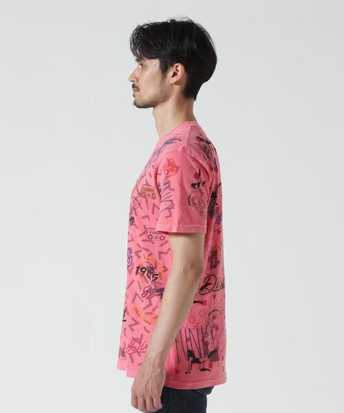 Kare/ME（カーミー）の「Kare/ME（カーミー）1980総柄Tシャツ（Tシャツ/カットソー・メンズ・ホワイト/ベージュ/ピンク・MEDIUM/LARGE）」の15枚目の写真