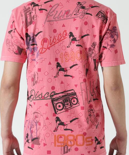 Kare/ME（カーミー）の「Kare/ME（カーミー）1980総柄Tシャツ（Tシャツ/カットソー・メンズ・ホワイト/ベージュ/ピンク・MEDIUM/LARGE）」の20枚目の写真