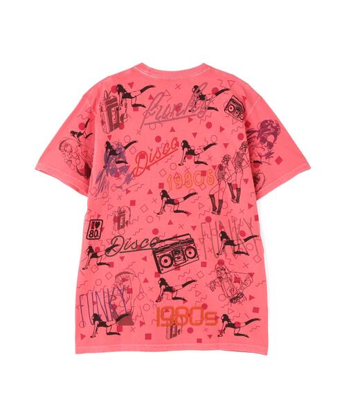 Kare/ME（カーミー）の「Kare/ME（カーミー）1980総柄Tシャツ（Tシャツ/カットソー・メンズ・ホワイト/ベージュ/ピンク・MEDIUM/LARGE）」の22枚目の写真