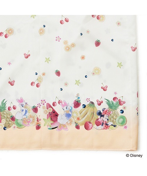 Disney(ディズニー)の「Disney(ディズニー)トロピカル浴衣(ミニー&デイジー&クラリスver.)(浴衣・レディース・イエロー/ブルー・MEDIUM)」の11枚目の写真