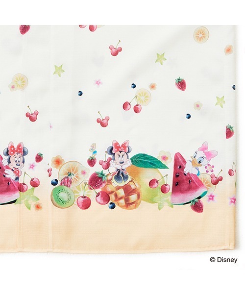 Disney(ディズニー)の「Disney(ディズニー)トロピカル浴衣(ミニー&デイジー&クラリスver.)(浴衣・レディース・イエロー/ブルー・MEDIUM)」の4枚目の写真