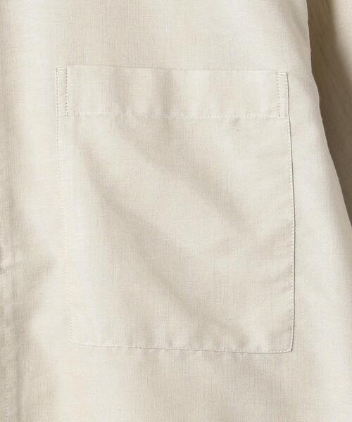 green label relaxing(グリーンレーベルリラクシング)の「OLT<green label relaxing>ALBINI C/L バンドカラー 半袖 シャツ(シャツ/ブラウス・メンズ・ブラック/コバルトブルー/ベージュ/オリーブ・MEDIUM/SMALL/LARGE/X-LARGE)」の16枚目の写真