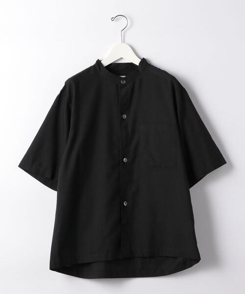 green label relaxing(グリーンレーベルリラクシング)の「OLT<green label relaxing>ALBINI C/L バンドカラー 半袖 シャツ(シャツ/ブラウス・メンズ・ブラック/コバルトブルー/ベージュ/オリーブ・MEDIUM/SMALL/LARGE/X-LARGE)」の18枚目の写真