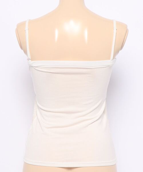 MERCURYDUO（マーキュリーデュオ）の「2WAYカップ付レースベアインナー（Tシャツ/カットソー・レディース・ブラック/ベージュ/オフホワイト・FREE）」の4枚目の写真