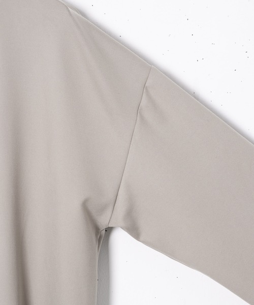 Alcindor Materials（アルシンダーマテリアルズ）の「micro suede poncho T shirts/マイクロスウェードポンチョTシャツ（Tシャツ/カットソー・メンズ・ベージュ/ブラウン・MEDIUM/LARGE）」の12枚目の写真