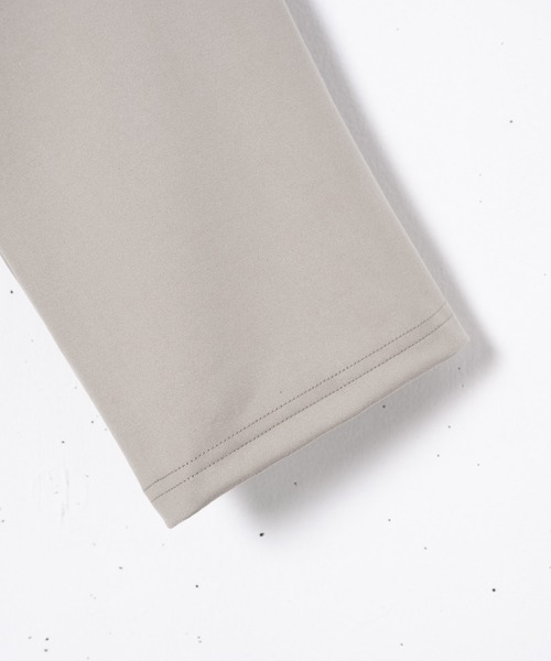 Alcindor Materials（アルシンダーマテリアルズ）の「micro suede poncho T shirts/マイクロスウェードポンチョTシャツ（Tシャツ/カットソー・メンズ・ベージュ/ブラウン・MEDIUM/LARGE）」の15枚目の写真