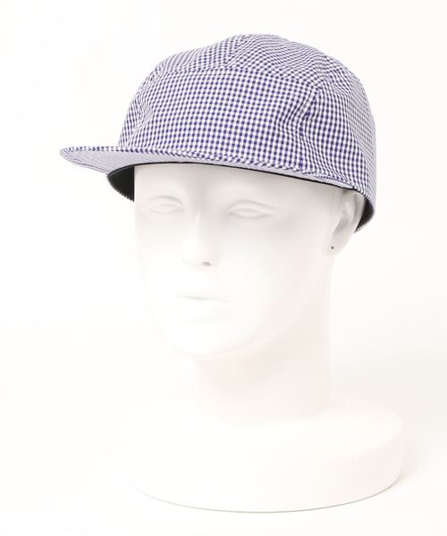 .efiLevol(エフィレボル)の「#【.efiLevol/エフィレボル】 Gingham Check Cap/ギンガムチェックキャップ(キャップ・レディース・パープル/グリーン・FREE)」の2枚目の写真