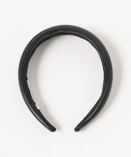Ray BEAMS（レイビームス）の「Casselini × Ray BEAMS / 別注 グロス カチューシャ（カチューシャ・レディース・ベージュ/ブラック・ONE SIZE）」の5枚目の写真