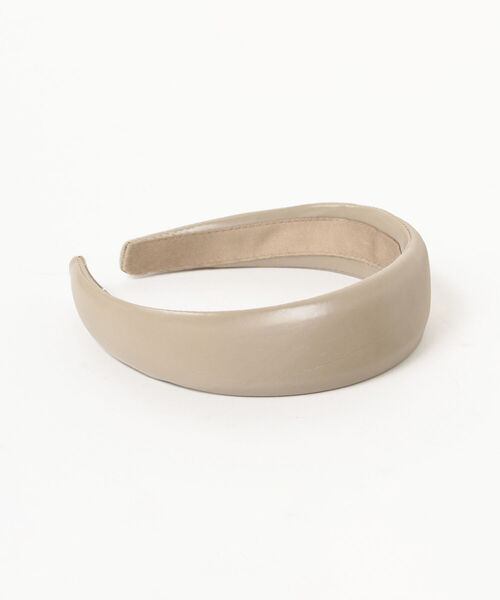 Ray BEAMS（レイビームス）の「Casselini × Ray BEAMS / 別注 グロス カチューシャ（カチューシャ・レディース・ベージュ/ブラック・ONE SIZE）」の9枚目の写真