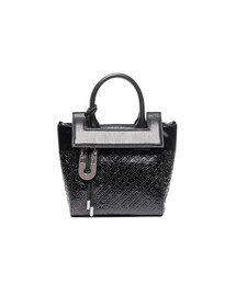 DIESEL | レディース MIXマテリアル モノグラム スモールショルダーバッグ(トートバッグ)