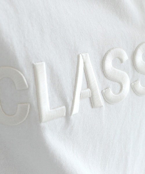 reca（レカ）の「立体ロゴ刺繍ロングスリーブTシャツ（Tシャツ/カットソー・レディース・チャコール/ブラック/オフホワイト/ベージュ・FREE）」の5枚目の写真