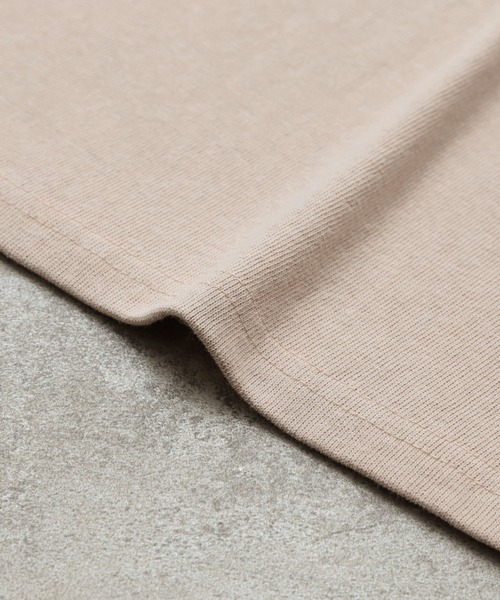 reca（レカ）の「立体ロゴ刺繍ロングスリーブTシャツ（Tシャツ/カットソー・レディース・チャコール/ブラック/オフホワイト/ベージュ・FREE）」の13枚目の写真