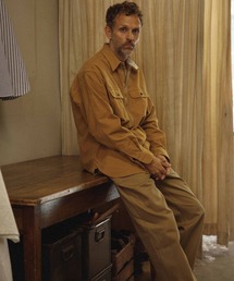 WILD LIFE TAILOR Adam et Rope' | 【WILD LIFE TAILOR】ヘビーネル ハーフジップ プルオーバーシャツ(シャツ/ブラウス)