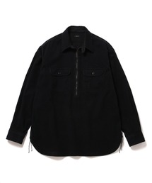 WILD LIFE TAILOR Adam et Rope'（ワイルドテーラーアダムエロペ　）の「【WILD LIFE TAILOR】ヘビーネル ハーフジップ プルオーバーシャツ（シャツ/ブラウス・メンズ）」