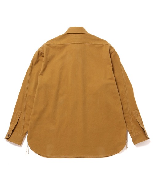 WILD LIFE TAILOR Adam et Rope'(ワイルドテーラーアダムエロペ )の「【WILD LIFE TAILOR】ヘビーネル ハーフジップ プルオーバーシャツ(シャツ/ブラウス・メンズ・ブラック/イエロー系その他3・M/L)」の7枚目の写真