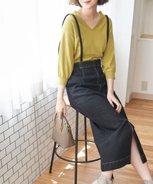 【リンクコーデ】デニムスカート
