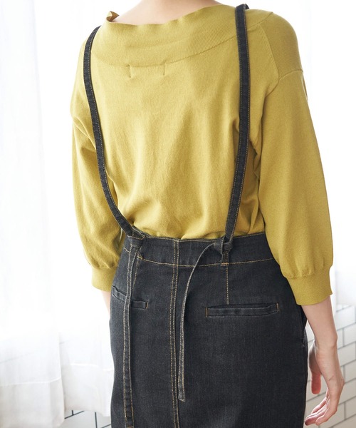 ROPE' PICNIC(ロペピクニック)の「【リンクコーデ】デニムスカート(デニムスカート・レディース・ブラック/ダークブラウン/ネイビー・36/38/40)」の14枚目の写真