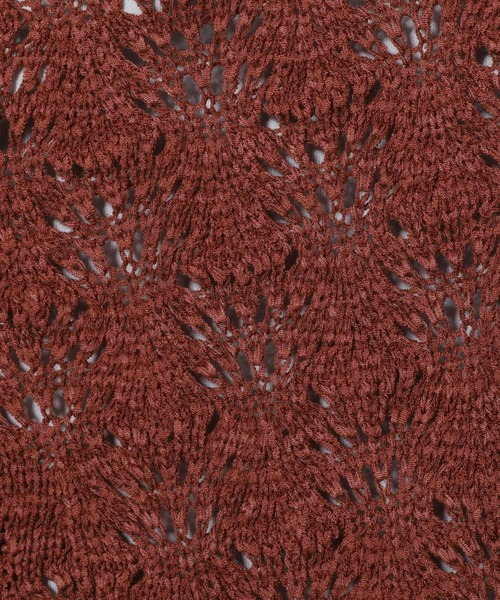 HARE（ハレ）の「スカシアミガラニットカーデ(HARE)（カーディガン/ボレロ・メンズ・ブラック/ブラウン/エメラルド・FREE）」の16枚目の写真