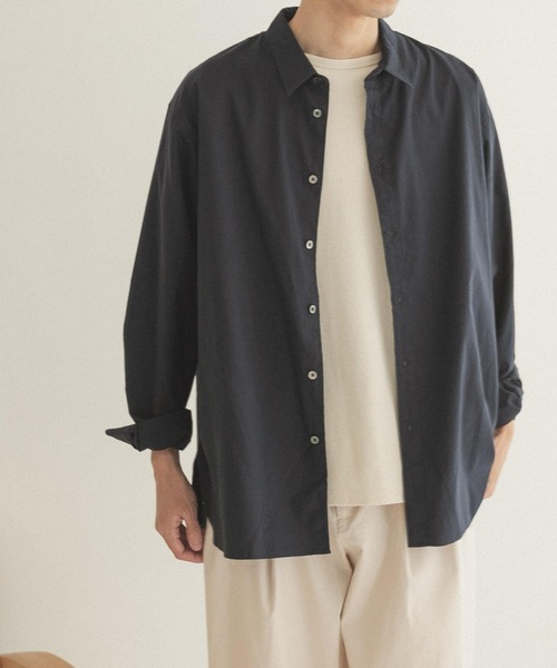 FORK&SPOON（フォークアンドスプーン）の「FORK&SPOON　レギュラーカラーシャツ（シャツ/ブラウス・メンズ・ネイビー/ストライプ・4/5）」の8枚目の写真