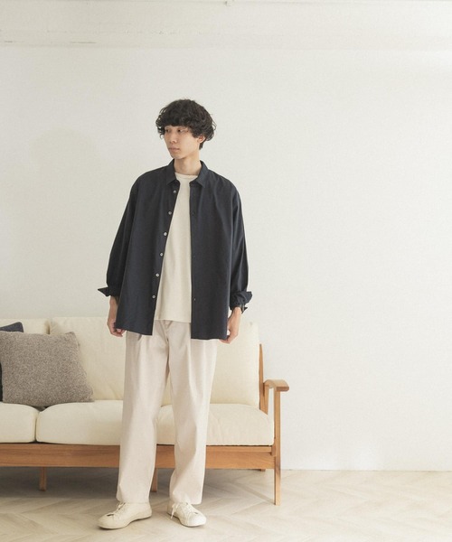 FORK&SPOON（フォークアンドスプーン）の「FORK&SPOON　レギュラーカラーシャツ（シャツ/ブラウス・メンズ・ネイビー/ストライプ・4/5）」の22枚目の写真