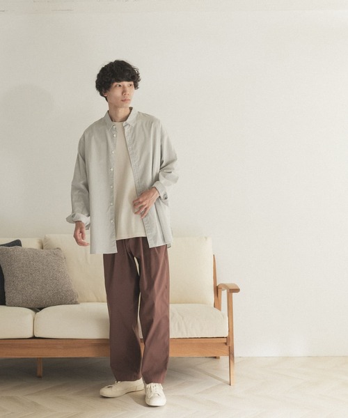 FORK&SPOON（フォークアンドスプーン）の「FORK&SPOON　レギュラーカラーシャツ（シャツ/ブラウス・メンズ・ネイビー/ストライプ・4/5）」の18枚目の写真