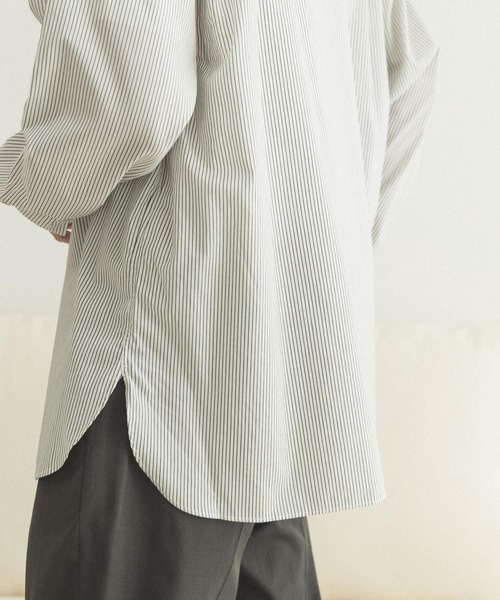 FORK&SPOON（フォークアンドスプーン）の「FORK&SPOON　レギュラーカラーシャツ（シャツ/ブラウス・メンズ・ネイビー/ストライプ・4/5）」の5枚目の写真
