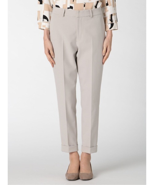 m.f.editorial（エムエフエディトリアル）の「エムエフエディトリアルレディース/m.f.editorial：Women ダブルクロス セットアップ テーパードパンツ ライトグレー  （セットアップジャケット・スカートございます）（スーツパンツ・レディース・ライトグレー・LARGE/S/X-LARGE/MEDIUM）」の13枚目の写真