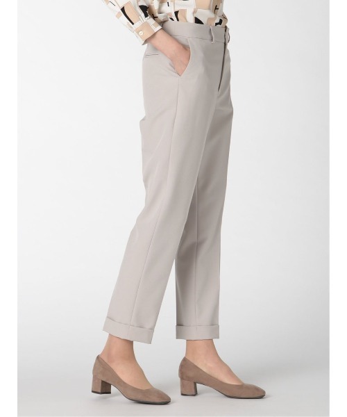 m.f.editorial（エムエフエディトリアル）の「エムエフエディトリアルレディース/m.f.editorial：Women ダブルクロス セットアップ テーパードパンツ ライトグレー  （セットアップジャケット・スカートございます）（スーツパンツ・レディース・ライトグレー・LARGE/S/X-LARGE/MEDIUM）」の6枚目の写真