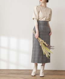 N.(N. Natural Beauty Basic) | 【S Size Line】チェックナロースカート(スカート)