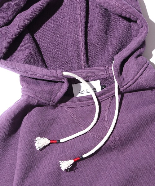 CAL O LINE(キャルオーライン)の「CAL O LINE / キャルオーライン FIN V RAGLAN PARKA パーカー(パーカー・メンズ・ブルー/ダークパープル・S/M)」の8枚目の写真