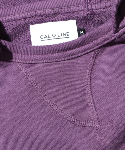 CAL O LINE(キャルオーライン)の「CAL O LINE / キャルオーライン FIN V RAGLAN PARKA パーカー(パーカー・メンズ・ブルー/ダークパープル・S/M)」の7枚目の写真