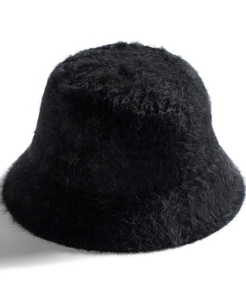 QUEENHEAD（クイーンヘッド）の「ファーバケットハット（ハット・レディース・ダークグレー/ブラック/オフホワイト/オリーブ/グレー/モカ/ライトグレー/ライトブラウン・FREE）」の21枚目の写真