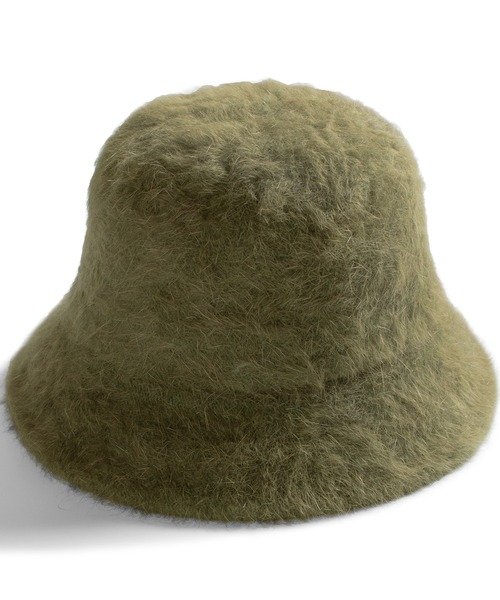 QUEENHEAD（クイーンヘッド）の「ファーバケットハット（ハット・レディース・ダークグレー/ブラック/オフホワイト/オリーブ/グレー/モカ/ライトグレー/ライトブラウン・FREE）」の14枚目の写真