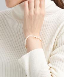 green label relaxing | 淡水パール ＆ チェーン ブレスレット(ブレスレット)