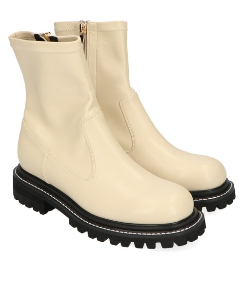 ORiental TRaffic（オリエンタルトラフィック）の「タンクソールストレッチブーツ/11414（ブーツ・レディース・ホワイト/ブラック/ブラウン・LL/3L/SS/S/M/L）」の13枚目の写真