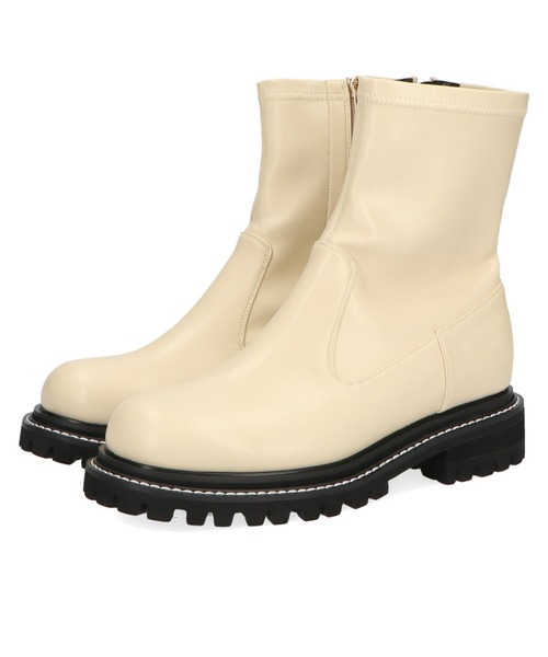 ORiental TRaffic（オリエンタルトラフィック）の「タンクソールストレッチブーツ/11414（ブーツ・レディース・ホワイト/ブラック/ブラウン・LL/3L/SS/S/M/L）」の22枚目の写真