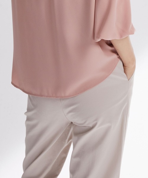 SAISON DE PAPILLON（セゾンドパピヨン）の「ワンタックストレートワイドパンツ（その他パンツ・レディース・アイボリー/ブルー/ブラック・M/L/S）」の17枚目の写真