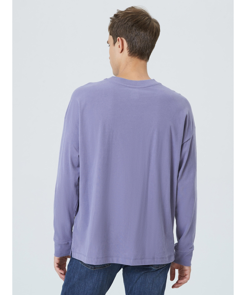 GAP（ギャップ）の「オーバーサイズTシャツ (メンズ・ユニセックス)（Tシャツ/カットソー・メンズ・その他2/ブルー系その他/ブルー系その他3/ネイビー/その他1/グレー系その他/ブルー系その他2/ブルー系その他4/ピンク/パープル系その他・L/M/XL/S/XS）」の14枚目の写真